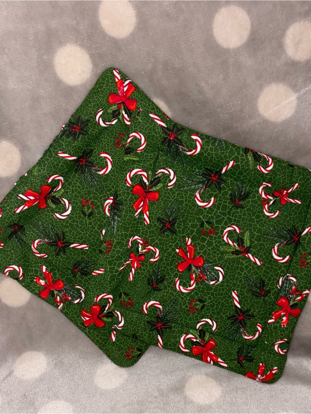 Pair of Handcrafted Holiday Pot Holders - NEW